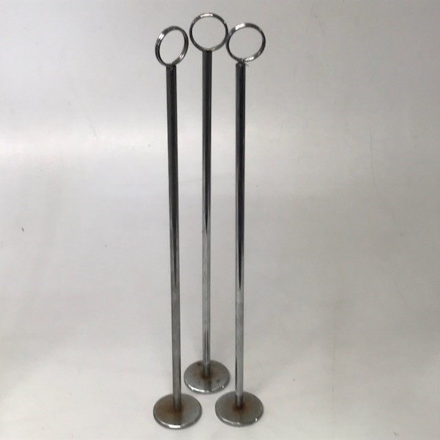 TABLE NUMBER HOLDER, Stainless Steel